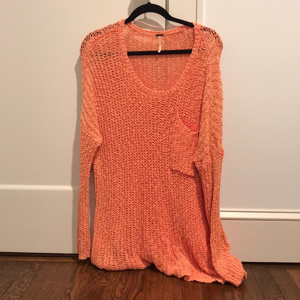 Orange Free People Sweater
